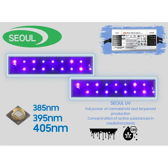 Бустер UV Seoul 385+395+405nm - 80 Watt, фото  от магазина Led-Board.ru