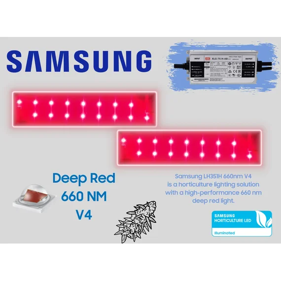 Booster Premium V4 Samsung LH351H V4 660Nm - 70 Watt, фото  от магазина Led-Board.ru