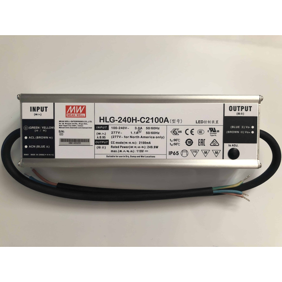 Блок питания HLG-240H-C2100A, фото  от магазина Led-Board.ru